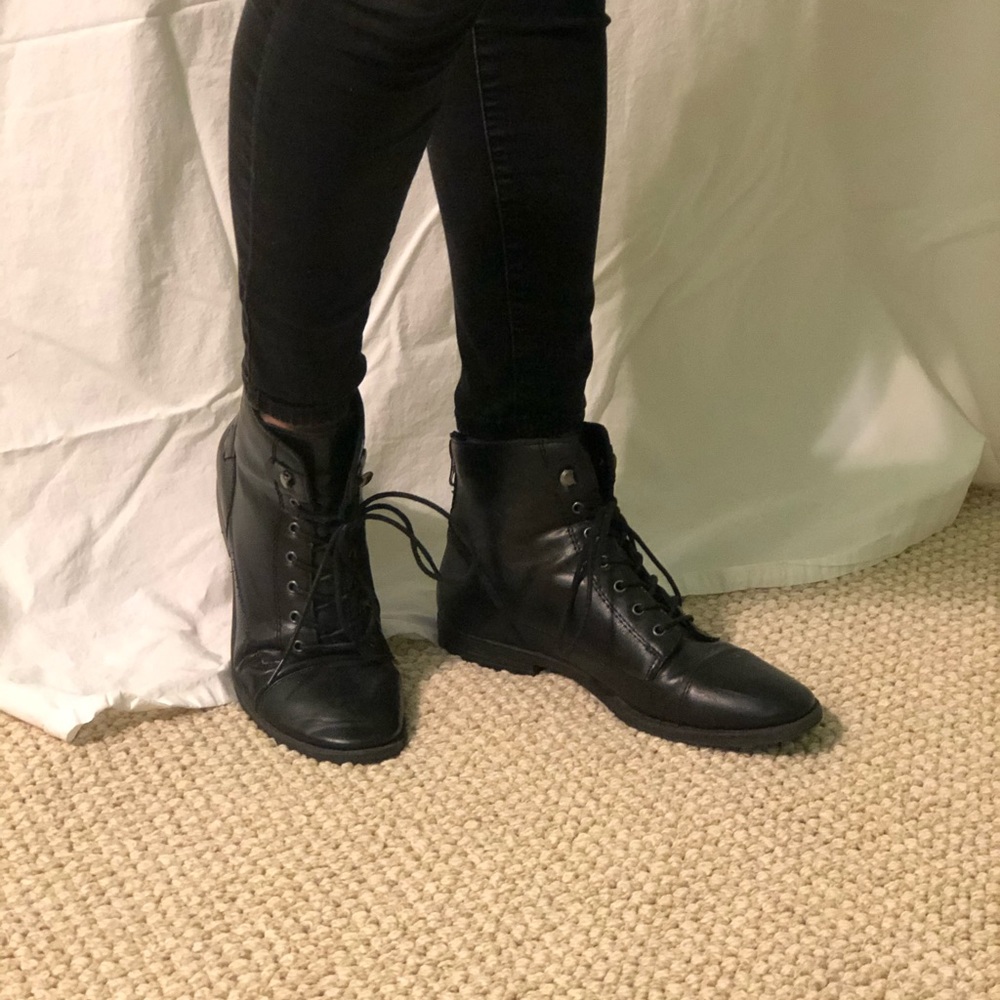 Black Combat Boots